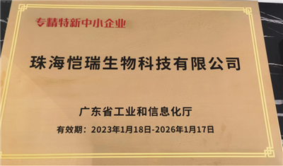 省专精特新中小企业